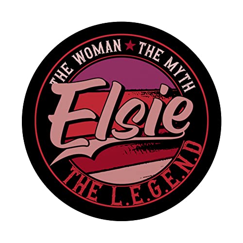 Elsie the Lady of Myth the Legend PopSockets Swappable PopGrip, Black - Image 3