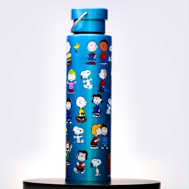 ドンデワ　スヌーピー フルボディートップ Amazon.com: Spoontiques Peanuts Stainless Steel Bottle - Travel