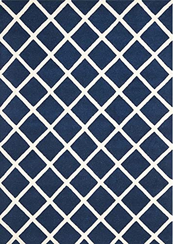 Image of Mordern Design Handmade Tufted Carpet Pure Woollen Export Quality Carpet for Living Room, Bedroom Hall [ Size 6 x 9, Color Multi F6 ]