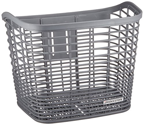 Bridgestone BK-ST1 P4631 F761196DG Stylish Front Basket, DG (Dark Gray)