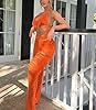 KANSOON Two Piece Sets for Women Sexy Crochet Outf... #4