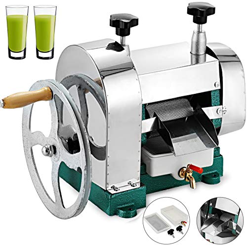 VBENLEM Sugar Cane Juicer Ginger Press Juicer Manual 304 Stainless Steel Sugarcane Juicer