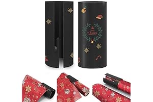 Wrapping Paper Roll Holder & Cutter - Effortless Gift Wrapping