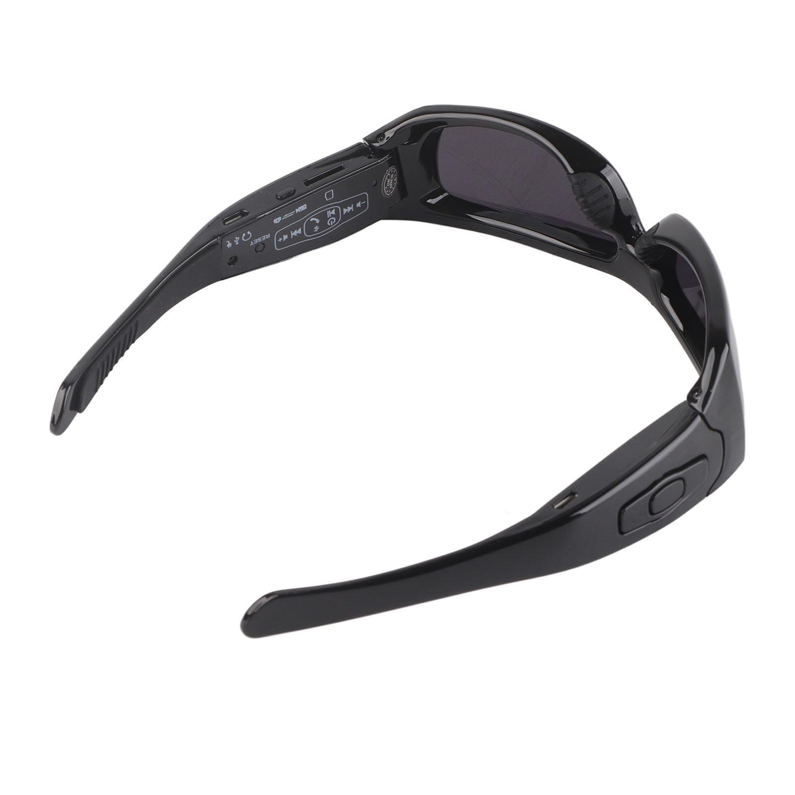 1080p Smart Blueteeth HD Camera HD Soczewki polaryzacyjne Sportowe okulary przeciwsłoneczne, wsparcie połączenia wideo, nadaje się do jazdy na rowerze w pomieszczeniach i podczas jazdy na