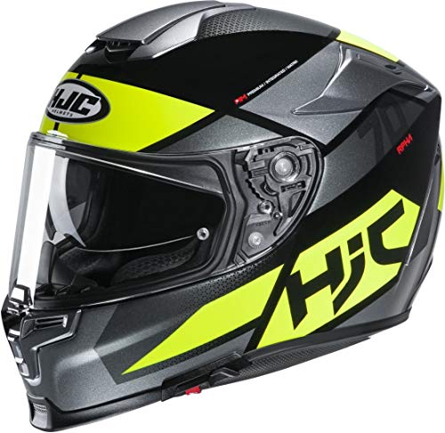 Motorradhelm HJC RPHA 70 DEBBY MC4H, Schwarz/Gelb, XL
