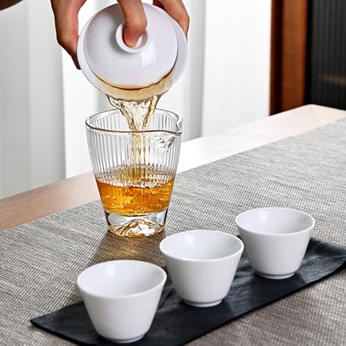 Kit thé Gaiwan portable pour infuser sans feuilles amères - 6