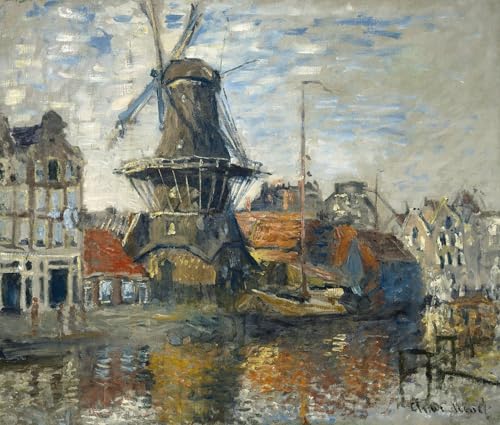 Póster de Monet de 60x90cm con impresión de arte de graffiti ZHAOSHAN para decorar el dormitorio.