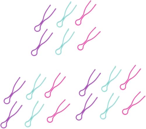 EXCEART 90 piezas de bobinas de máquina hilo de plástico para accesorios clips de Ing abrazaderas costura pequeños suministros de organización y