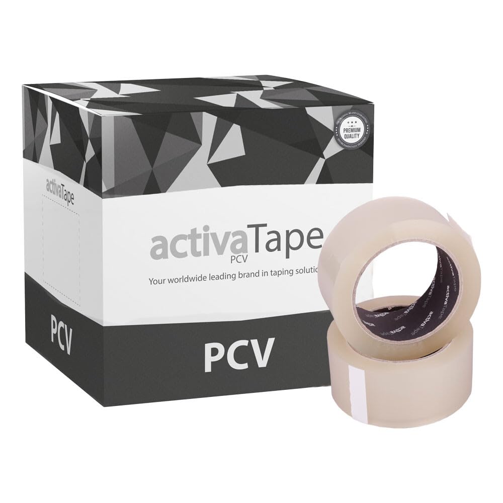 PP ActivaTape Packbänder PCV transparent mega stark 48 mm / 66 m 65 my, 36 Rolle(n)