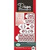 Designer stencils martha stewarts damask cake 5 tier cake stencil set beigesemi transparent  urban country home decor