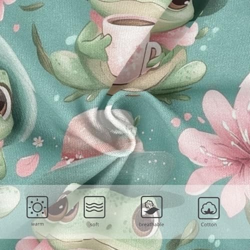 Wusikd Cartoon Frogs Hats Girls' Underwear Cotton Cute Girls Briefs Soft Toddler Underwear 2T2