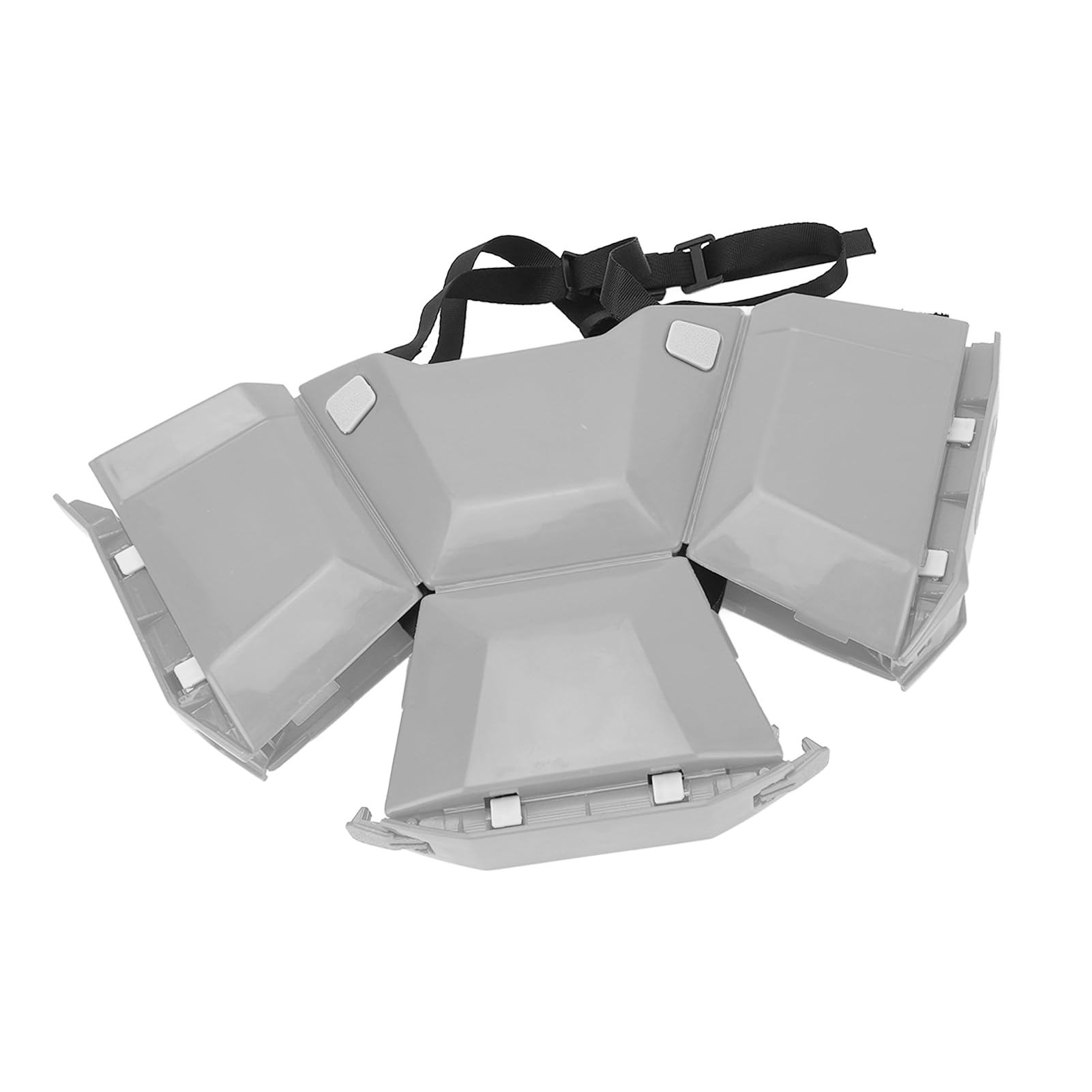 YWBL-WH Casco Pieghevole, Cappello di Sicurezza per Protezione della Testa in Plastica Ad Alta Resistenza con Circonferenza della Testa Regolabile 47 * 62 Cm, per Lavoro All'aperto,