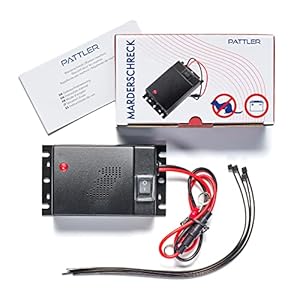 PATTLER® Marderschreck zur Installation am Auto – 1 STÜCK | Effektive Marder Abwehr für Autos – mit Ultraschall…