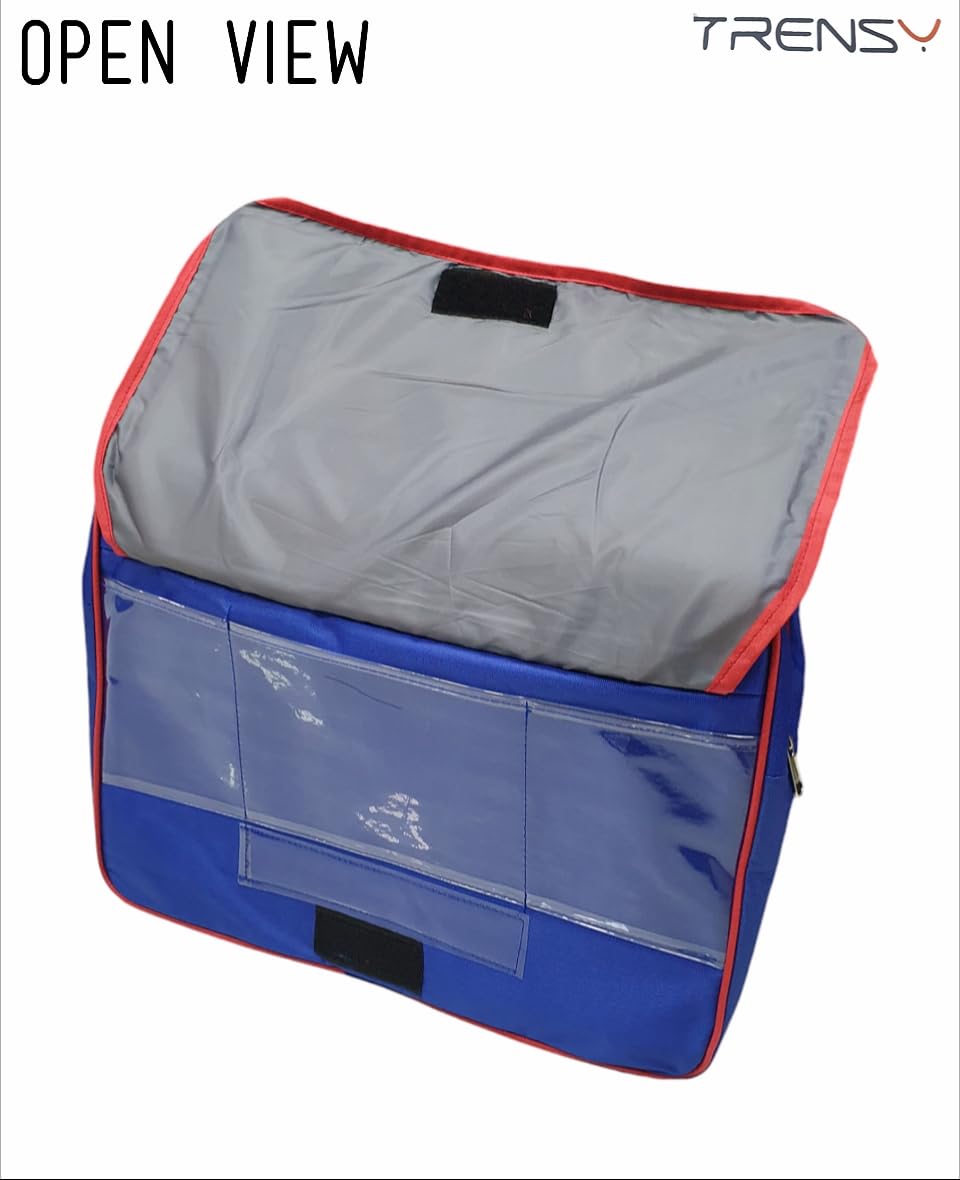 KidsZeeNie® Craft & Office Supplies Drawing Bag| Versatile Tote for Storing Art Supplies, Stationery, & Office Essentials| Multiple Pockets Travel Carry Bag (Space) 1