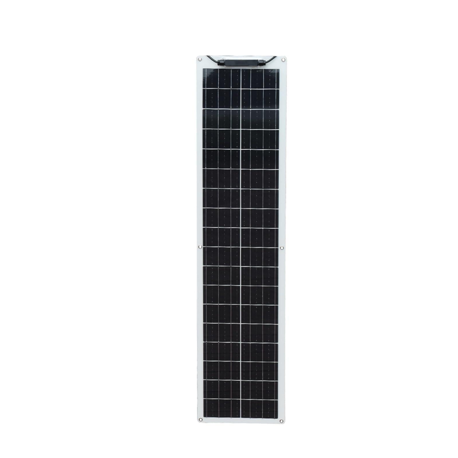 Pannello solare flessibile da 50 W o 100 W, kit pannello solare mono leggero da 12 V for camper, roulotte, camper, barche, tetti, superfici irregolari(19.8V 50W)