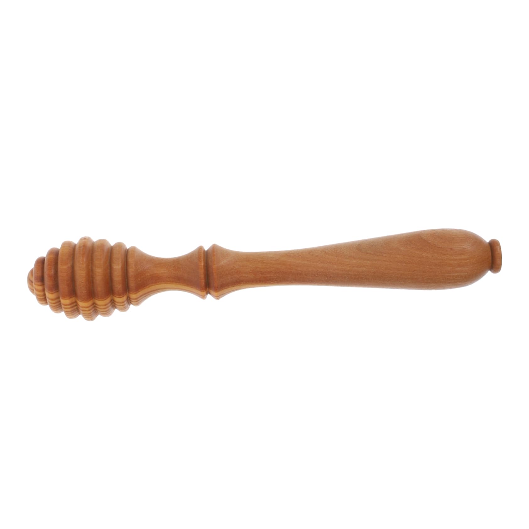 Alipis Olive Wood Honey Dipper Ergonomic Portable Honey Stirrer for Creative Spiral Design for Smooth Stirring for Parties and Kitchen Use