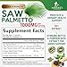 Saw Palmetto for Men - 3X Strength Prostate Health Supplements for Men's Health Support - with Stinging Nettle and Pumpkin Seed Extract - Prostate Urinary & Hair Health Support - 120 Capsules