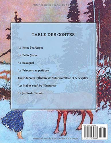 Contes d'Andersen illustrés par Edmund Dulac: La Reine des Neiges, La Petite Sirène, La Princesse au petit pois, Les Habits neufs de l'Empereur, Le ... (illustrations en couleurs) (French Edition)