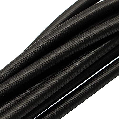 Cuerda Elastica 5Mm Negra Marca Greenpromise