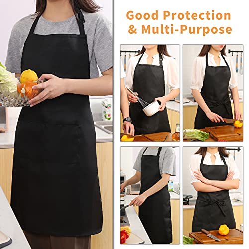 Tosewever 2 Pack Adjustable Bib Apron thumb #4