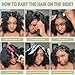 Eyefanniy Glueless Wigs Human Hair pre plucked Pre Cut Short Curly Bob Lace Front Wigs for Black Women 4x4 Lace Closure Glueless Wig with Elastic Band for Beginners 10 Inch