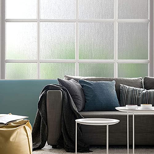 Viseeko Privacy Window Film Non-Adhesive Window Stickers Static Window Cling Room Decor For Home Office Bathroom Kitchen Meeting Room Hotel Hospital #TOP2