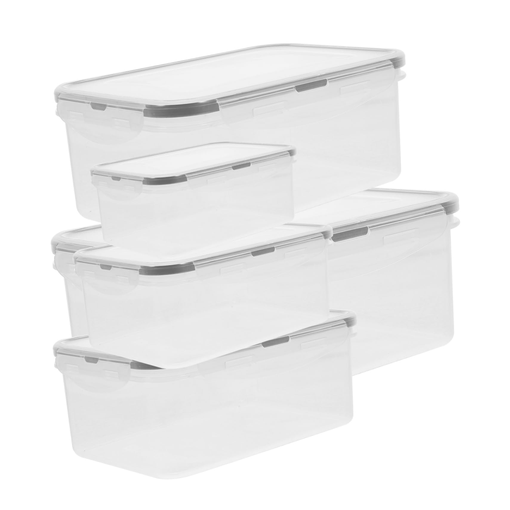 Alipis 10 Pezzi Set Più Croccante Contenitore Per La Frutta Nel Contenitori Da Cucina Con Coperchio Contenitori Per La Conservazione Degli Alimenti Congelatori Pp