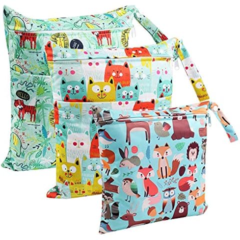 Bolsa de Pañales Reutilizable BelleStyle con 2 Cremallera Cover