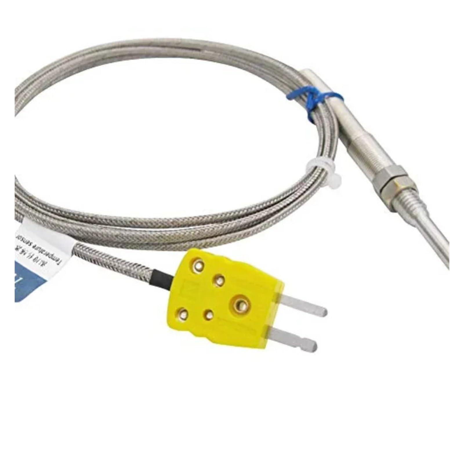 Température Capteur Czujnik termopary i regulator temperatury sondy termistor Typ K od 0 do 1100 °, zakres temperatury sondy 100 mm/długość M8 (4m, 200 mm)