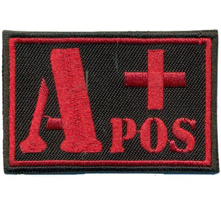 A + POS Gruppo Sanguigno Positiv Military Survivor...
