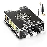 440W Audio Amplifier Board with Treble and Bass Control, TPA3251 Chips, DC 12-36V, Bluetooth 5.2 and AUX Inputs, 2.0 Channel Stereo AMP Board for DIY Wireless Speakers