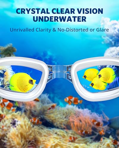 image for Aegend Swim Goggles, Swimming Goggles No Leaking Full Protection Adult