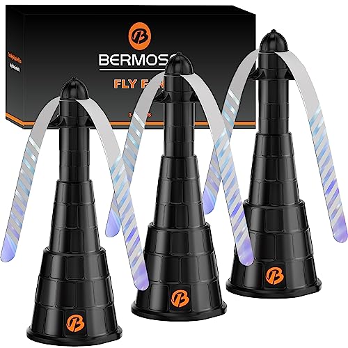 Bermoso QY-002 Fliegenabwehr Ventilator 3er-Set