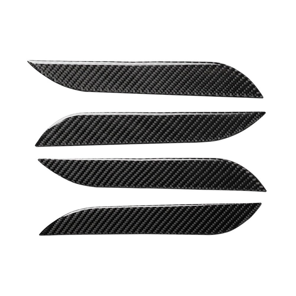 Carbon Fiber Glue Door Handle Wrap Sticker Compatible with Tesla Model S(12-23) Model X (2016-2023) Car Door Handle Cover Trim Protector Sticker Decal