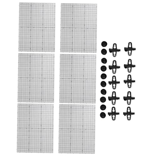 GRIRIW 1 セット 水槽仕切り プラスチックパレット プラスチックグリッド 水槽 90cm 水槽 20cm ディフューザー 水槽の底 パーティション タンク 切り落とす 仕切板