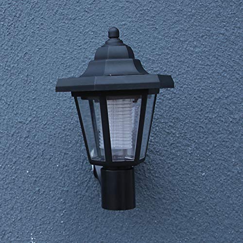 Lámpara de pared LED solar Luz blanca Aplique de pared exterior Accesorio de iluminación para patios, balcones, puertas Cover