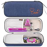 Canboc Hard Stethoscope Case for 3M Littmann Classic III, Lightweight II S.E, Cardiology IV, MDF Acoustica Stethoscope, Mesh Pocket fits Medical Scissors, Penlight, Oral Thermometer, Dark Blue