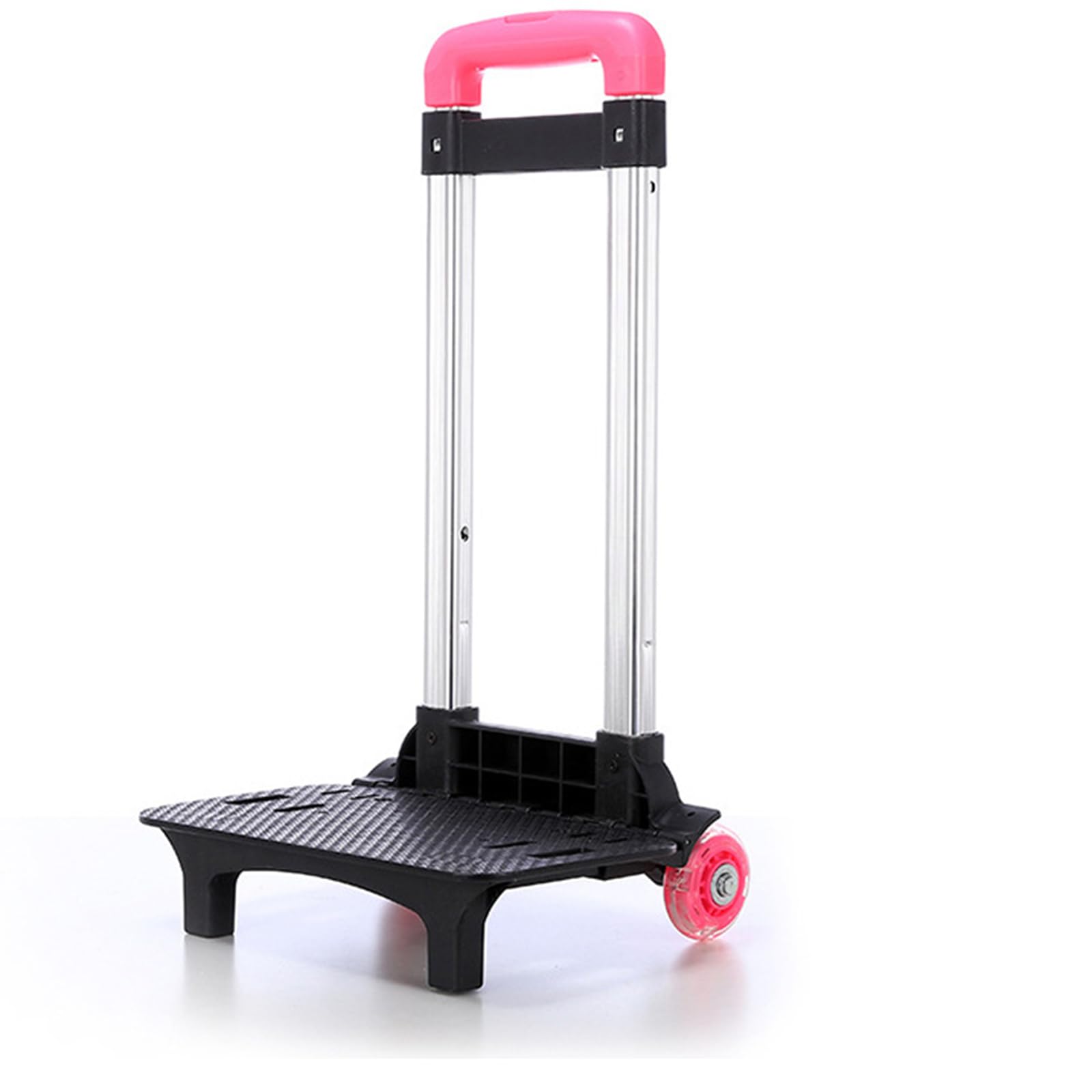 Carrello Pieghevole Carrello per Zaino Trolley Durevole in Lega di Alluminio Bagaglio per Studenti Carrello a Mano per Borsa da Scuola