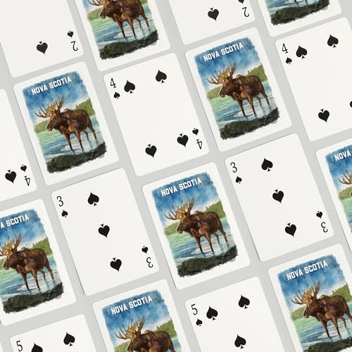 Lantern Press Naipes Poker 52 Cartas Acuarela miniatura 4