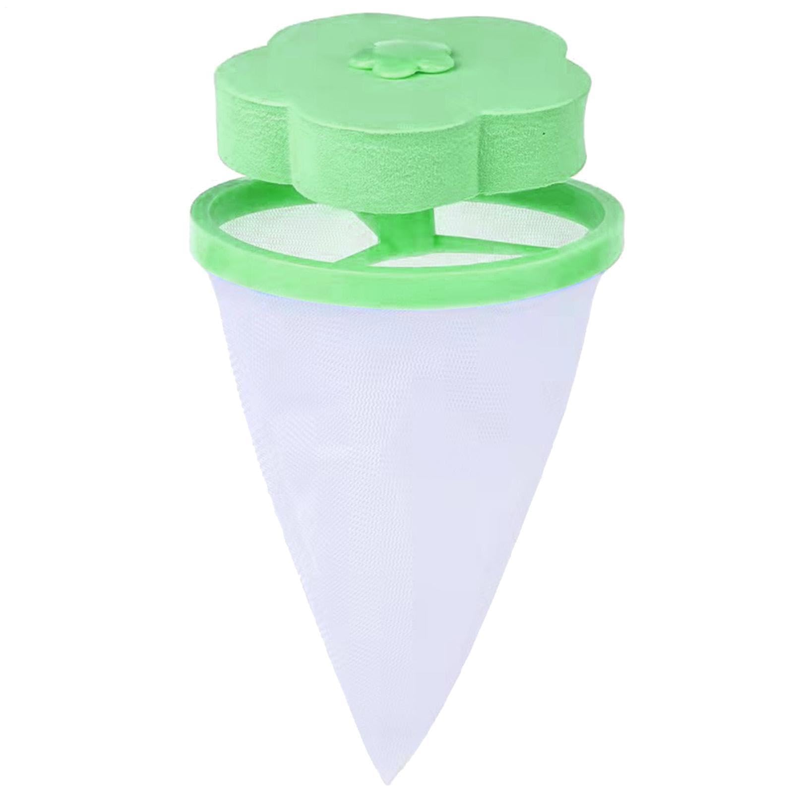 Washing Machine Hair Catcher,Reusable Hair Filter Bag for Laundry - Plum-Shaped Cleaning Mesh Bags, Household Floating — view 7