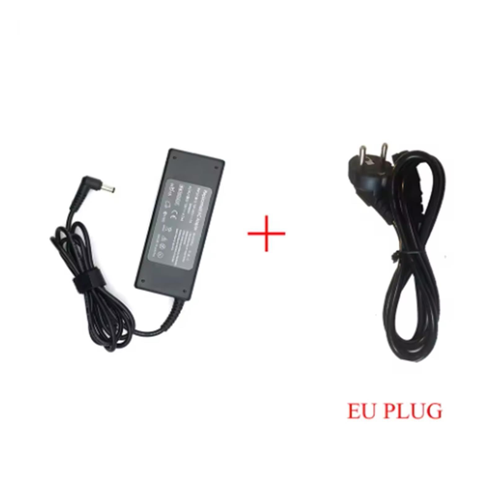 Cargador De Vuelta De 19V 4.74A 90W 5,5 * 2,5 Mm, Compatible con ASUS, Compatible con Toshiba, Compatible con Lenovo, Adaptador A46C X43B A8J K52 U1 U3 S5 W3 W7 Z3(with EU Plug)