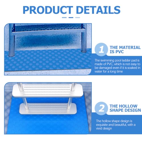 Alfombrilla antideslizante para escalera de piscina miniatura 3