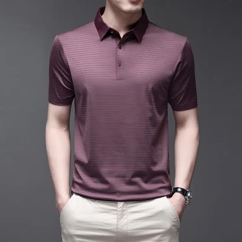 Mens Golf Shirt Short Sleeve Dry Fit Athletic Casual Polo Shirts for Men
