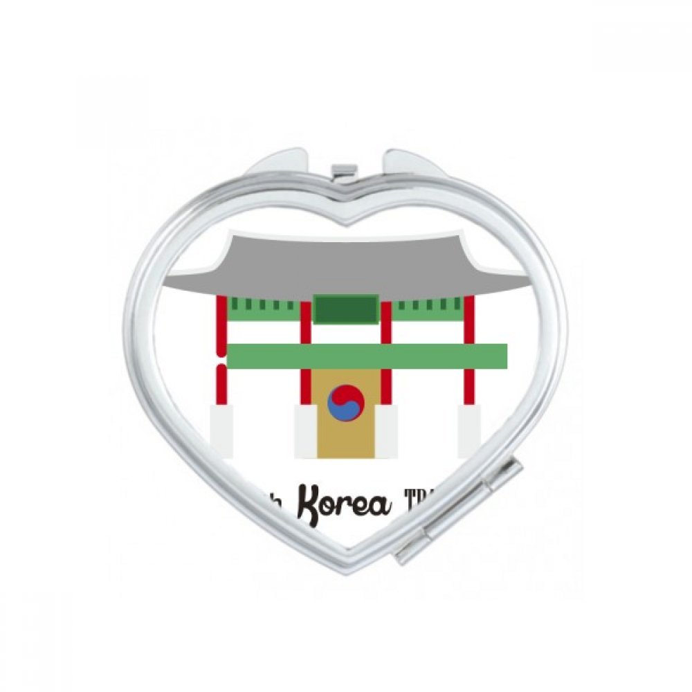 Miroir de poche Corée du Sud portable et compact pour maquillage voyage