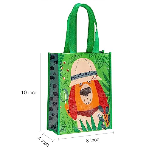 Loveinside-Medium-Recycled-Gifts-Bags-with-Handles-Kids-Reusable-Birthday-Party-Gift-Bag-Shopping-Bag-8-x-4-x-10-1-Pcs-Dog