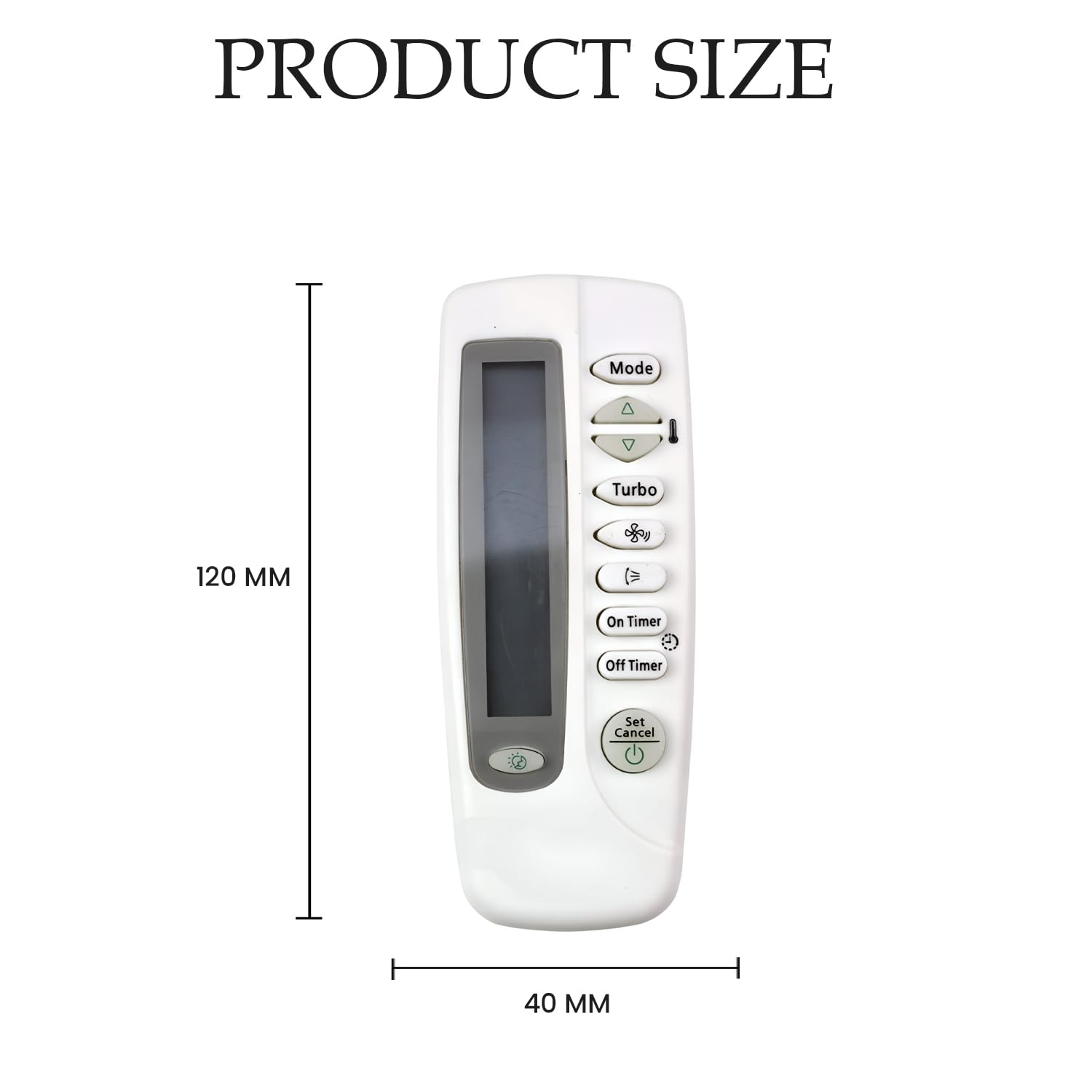 HICLE AC Remote Control for Samsung Air Conditioners | Compatible with Samsung Split & Window AC Models - No Setup Required - Ergonomic Design 3
