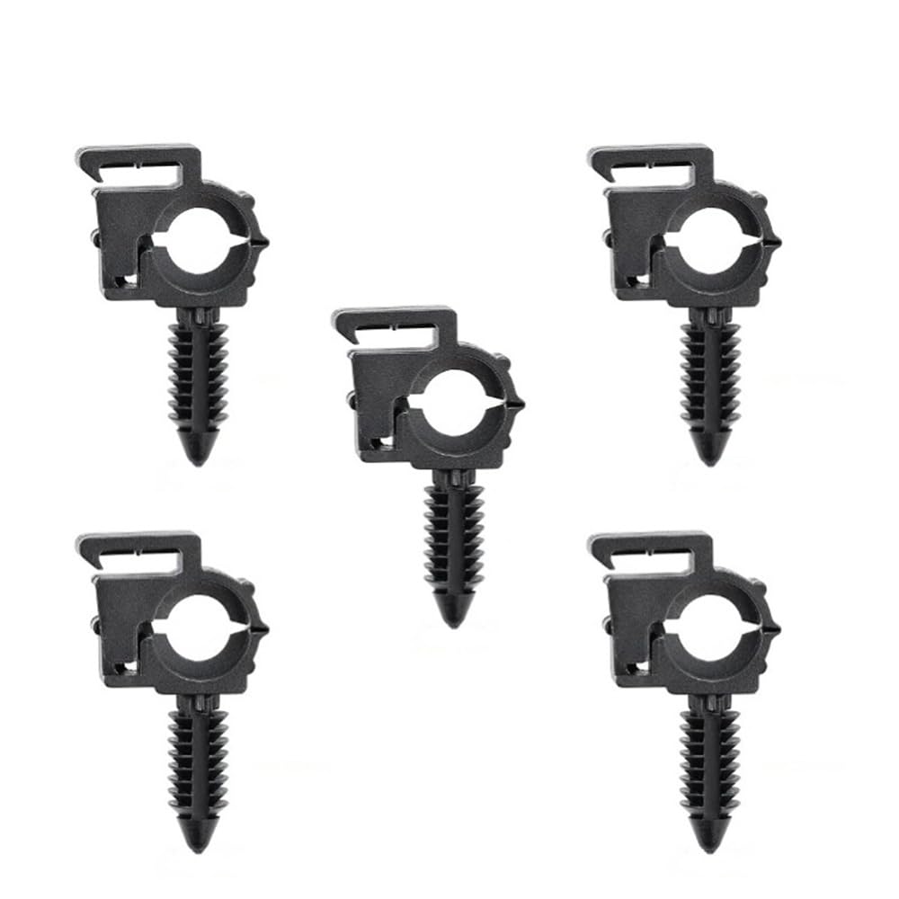 YTQMoreBNZ 10/100pcs 12040984 Black Nylon Wire Loom Routing Clip Split Compatible With Conduit Harness(100PCS)