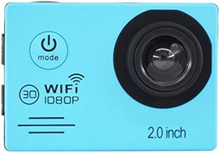 QYL Camera Outdoor Sports Waterproof Camera 4K Sports Camera 120 Wide Angle Camera USB Charging Mode Dual Screen Portable Camera Color Blue QYL Camera Outdoor Sports Waterproof Camera 4K Sports Camera 120 Wide Angle Camera USB Charging Mode Dual Screen Portable Camera Color Blue