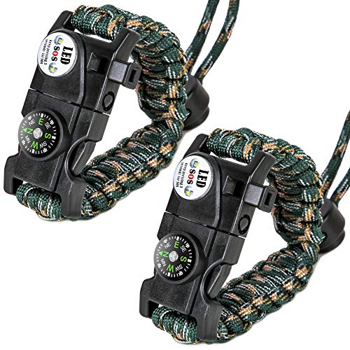 PROLOSO �ً}�p���R�[�h�u���X���b�g 20 in 1 ���߉\�ȃT�o�C�o���M�A�L�b�g SOS LED�����d�� �t�����g�t�@�C���X�^�[�^�[ �z�C�b�X�� �R���p�X �X�N���[�p�[ �r��T�o�C�o���M�A