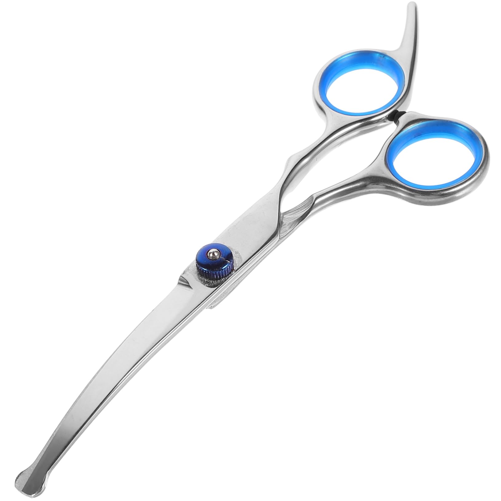 Sosoport 2pezzi Forbici Per Toelettatura Animali Con Testa Rotonda Forbici Professionali Per Del Pelo Di Cani e Gatti Ergonomiche Inossidabile Per Uso Domestico e Negozio Di Animali Argento